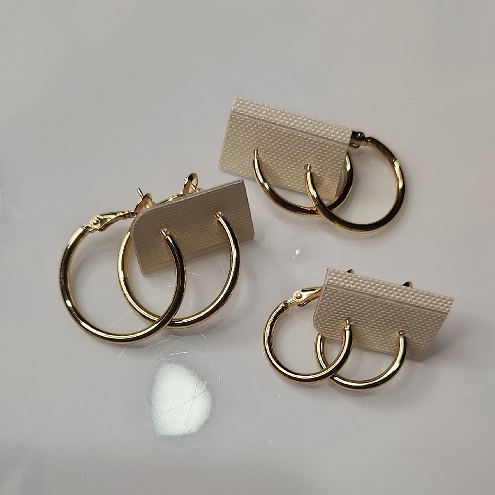 Elegant Gold Hoop Earrings